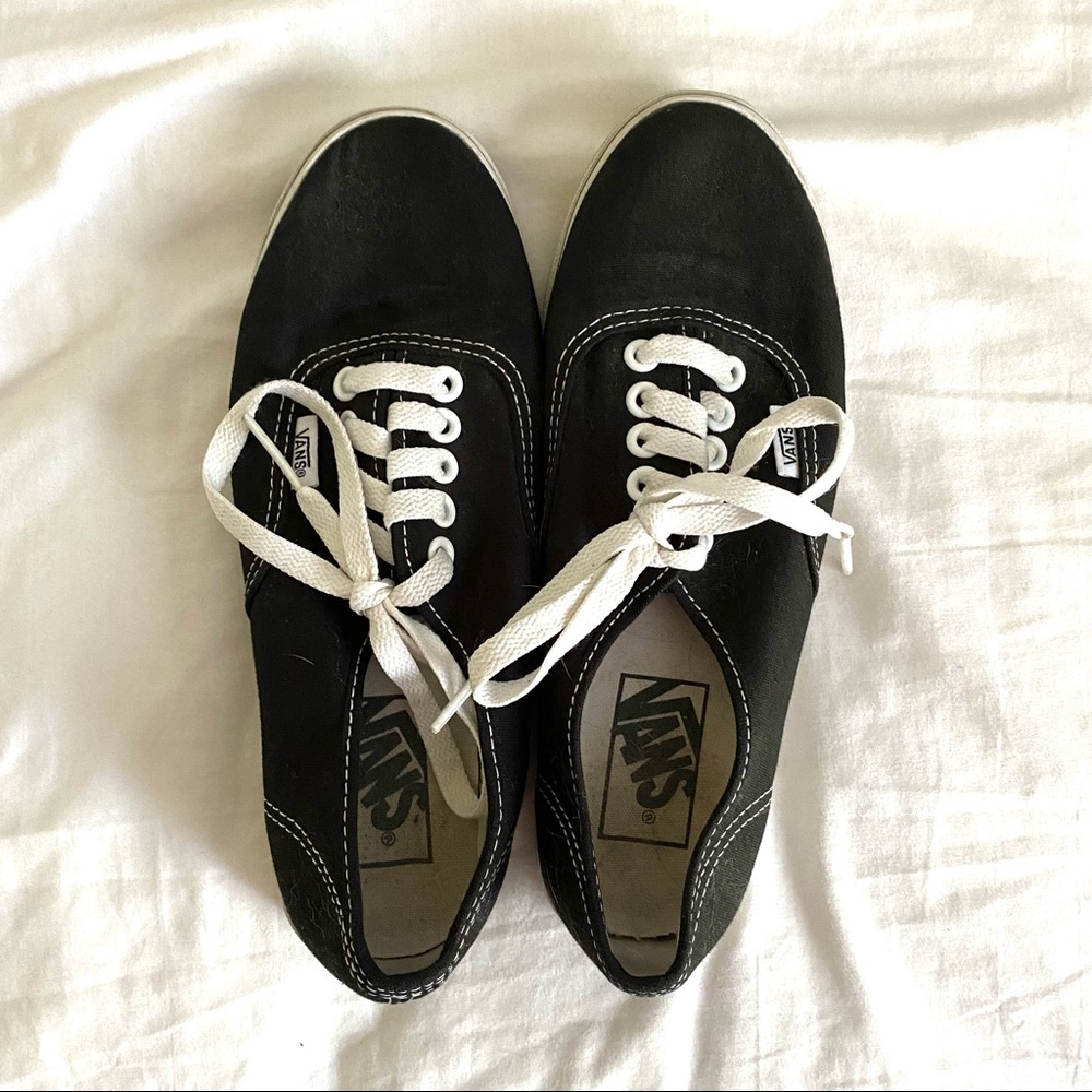 Authentic Black Vans - image 1